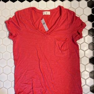 T.La Classic V-Neck Tee